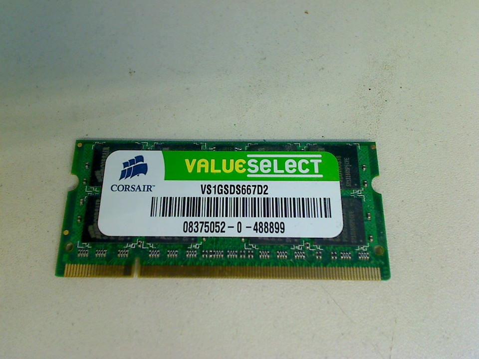 1GB DDR2 Arbeitsspeicher RAM Corsair PC2-5300S Clevo M760TU