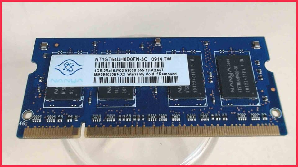 1GB DDR2 Arbeitsspeicher RAM Nanya PC2-5300S-555-13-A2.667 RM ECOQUIET 2 -4