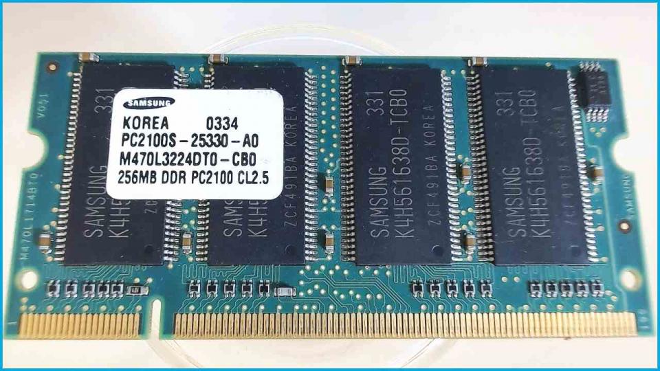 256MB RAM Arbeitsspeicher Samsung DDR PC2100 CL2.5 Dell PP05L D600 -3