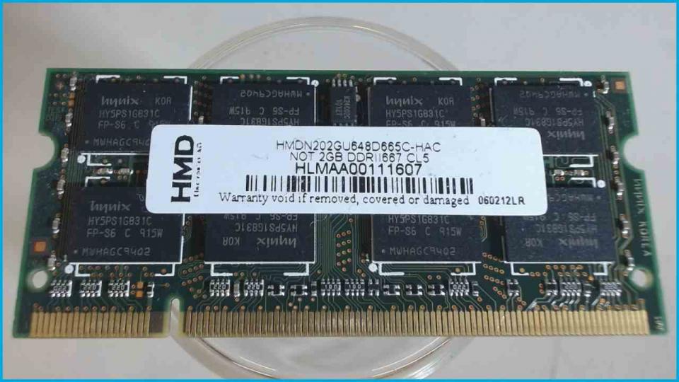 2GB DDR2 Arbeitsspeicher RAM HMD 667 CL5 MacBook Pro A1260 15 Zoll