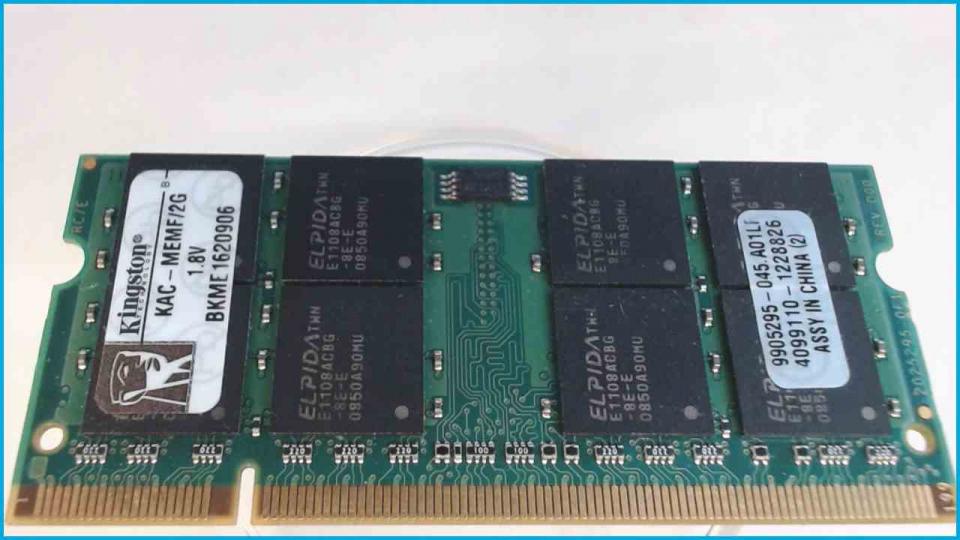 2GB DDR2 Arbeitsspeicher RAM Kingston PC2-5300 Terra Mobile 1744 WTI M771S
