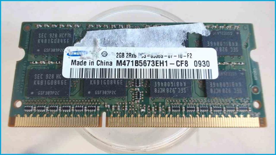 2GB DDR3 Arbeitsspeicher RAM Samsung PC3-8500S-07-10-F2 Clevo Terra W258HPQ