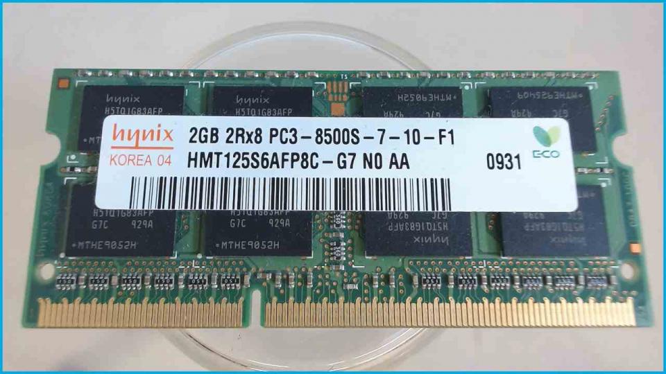 2GB DDR3 Arbeitsspeicher RAM hynix PC3-8500S-7-10-F1 Clevo Terra W258HPQ