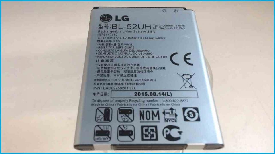 Akku Batterie 3.8V 2100mAh BL-52UH LG LG-H440n