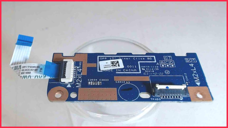 Touchpad Schalter Tasten Board  HP 17-x001ng
