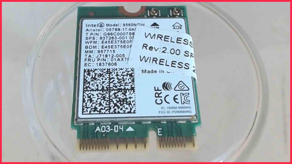 Wlan W-Lan WiFi Karte Board Modul Platine L22634-002 HP EliteBook 840 G6 i5