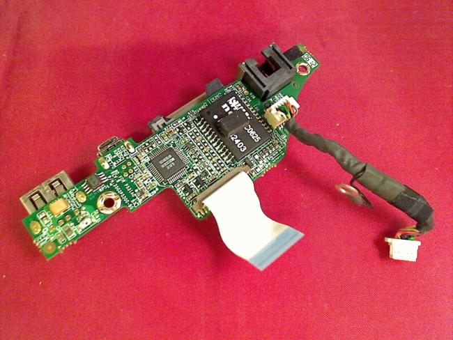 USB Lan Card Reader Port Buchse Board Kabel Cable FS Pi1556 P53IN0