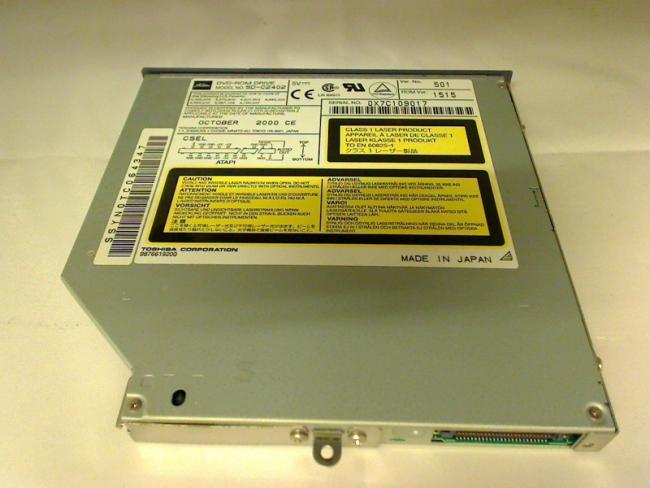 DVD ROM Drive SD-C2402 mit Blende & Halterung Sony PCG-932A