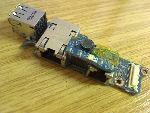 USB LAN Modem Board Platine Modul Dell D630 PP18L (4)