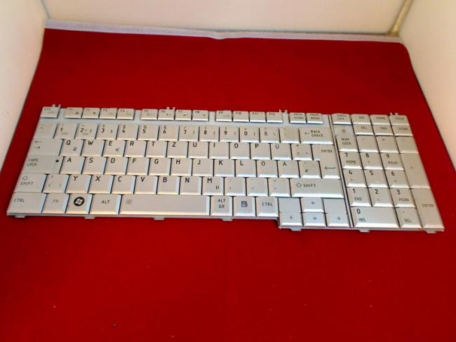 Original Tastatur Keyboard Deutsch Silber NSK-TBZ0G GR Toshiba L500-19E