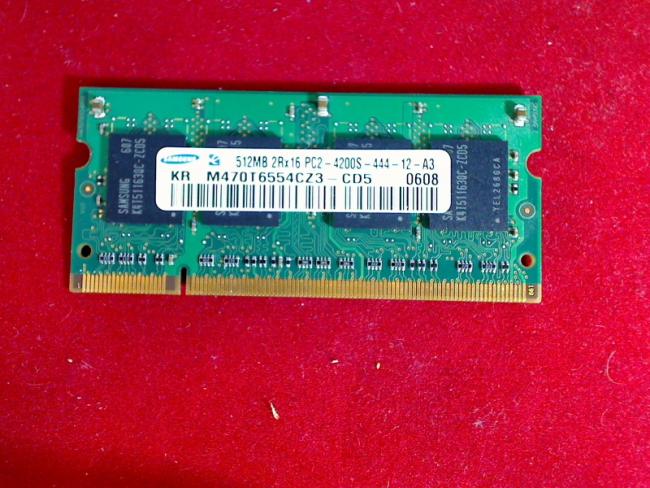 512MB DDR2 PC2-4200S Samsung SODIMM Ram Arbeitsspeicher Acer Acer 1690 1694WLMi