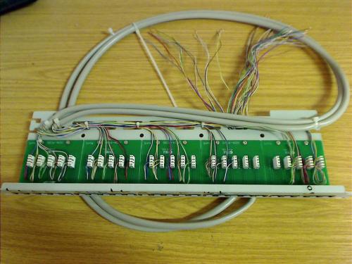 ISDN Panel 25 Port incl. Kabel aus DeTeWe OpenCom 130 / 100 Aastra T-Comfort 930
