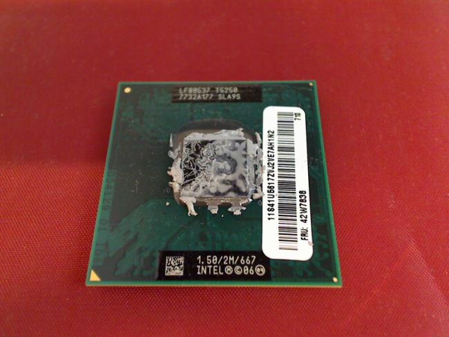 1.5GHz Intel core 2 Duo T5250 CPU Prozessor Lenovo R61i 8932-AEG