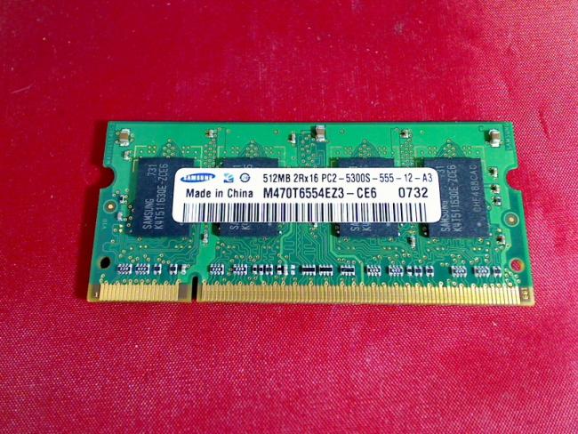 512MB Samsung PC2-5300S DDR2 SODIMM Ram Arbeitsspeicher Acer Aspire 5310 JDW50