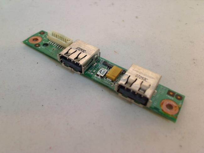 USB 2-fach Port Buchse Board Platine Modul MSI GX-700 MS-1719 (1)