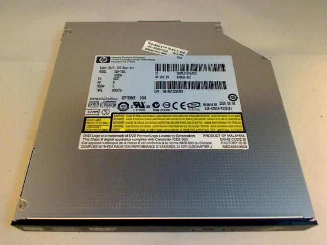 DVD Brenner IDE GSA-T40L mit Blende & Halterung HP Compaq 8510P (1)