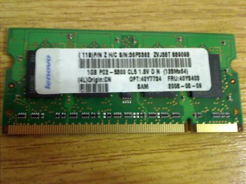 Original 1 GB Arbeitsspeicher aus Lenovo 7763-CTO X61