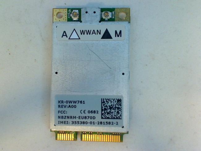 WWAN Karte Board KR-0WW761 REV:A00 Dell D620 PP18L