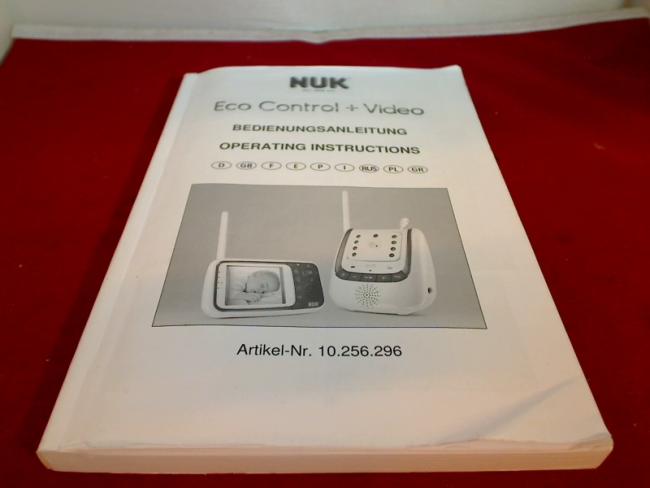 Bedienungsanleitung Operating Instructions NUK Eco Control + Video BM 300