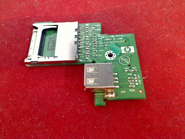 AQ MLK SD Card Reader USB Port Board Platine HP Officejet H470