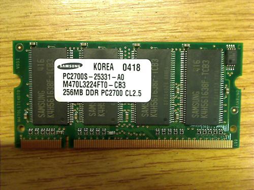 256 MB Ram Arbeitsspeicher DDR PC2700 Gericom EGO 1580