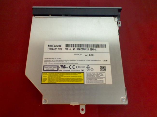 DVD Brenner UJ-870 IDE mit Blende & Halterung Sony PCG-7121M VGN-NR21S (1)