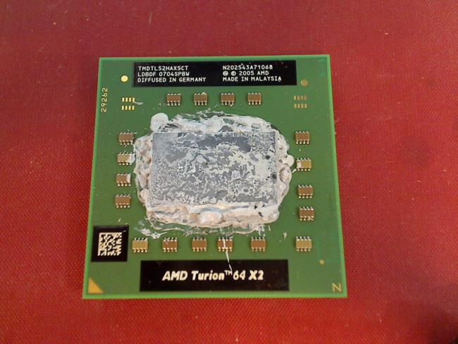 1.6GHz AMD Turion 64 X2 TL52 TL-52 CPU Prozessor HP tx1000 tx1040ea