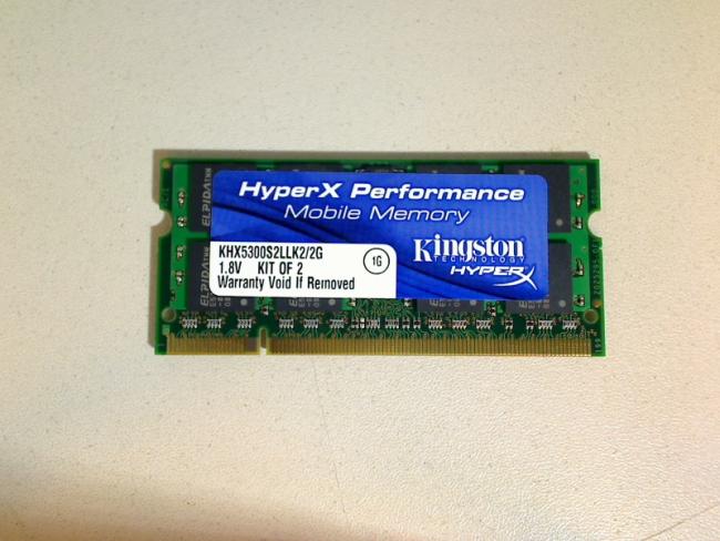 2GB DDR2 Kingston KHX5300S2LLK2/2G HyperX SODIMM RAM Clevo M67SRU (1)