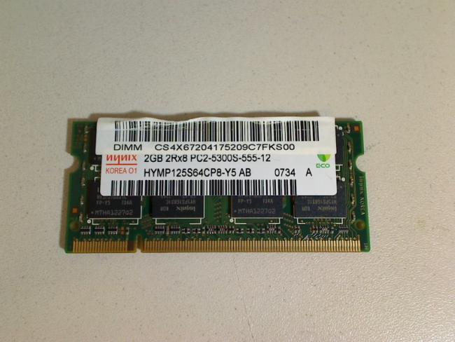 2GB DDR2 PC2-5300S Hynix SODIMM RAM Arbeitsspeicher Medion MD96640 (3)