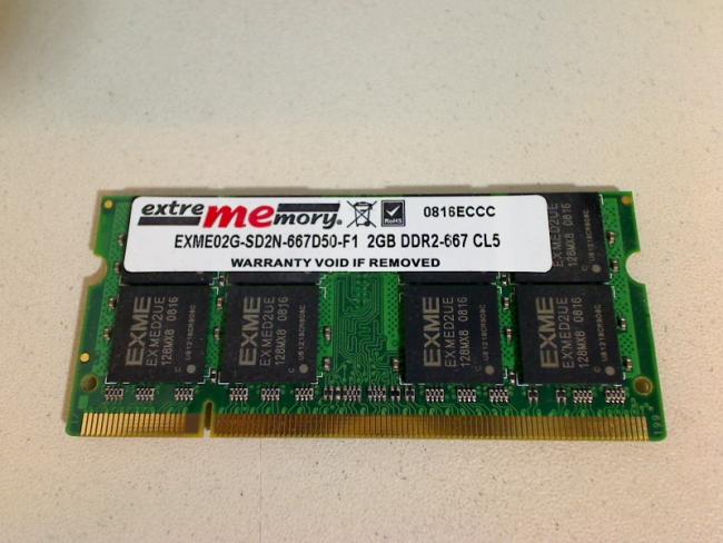 2GB DDR2-667 SODIMM Ram Memory Arbeitsspeicher MSI GX600 MS-163A