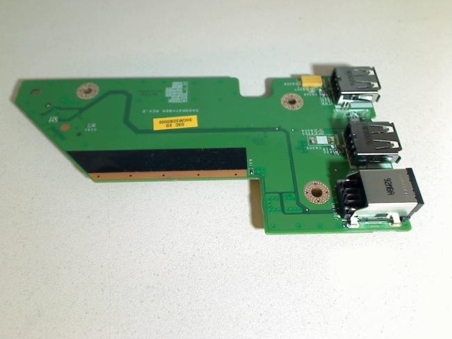 Strom Netz Buchse Power USB Port Board Platine Dell 1737 PP31L