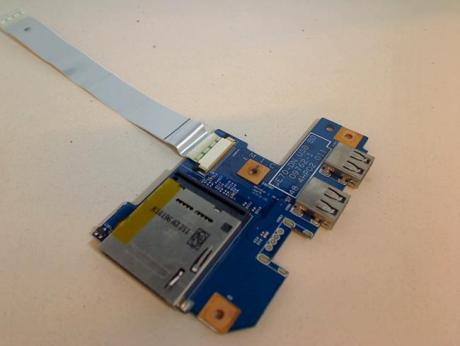 USB Port Card Reader SD Board & Kabel Cable Acer Aspire 7741G MS2309