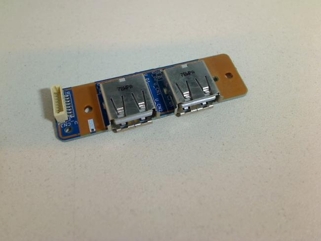 USB Port 2-Fach Board Platine Modul Sony PCG-7121M VGN-NR21S (1)