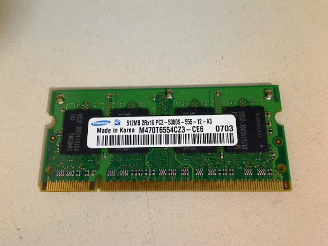 512MB DDR2 PC2-5300S Samsung SODIMM RAM Arbeitsspeicher Acer Aspire 5535 MS2254
