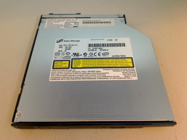 DVD Brenner Writer GSA-T20N mit Blende, Adapter, Halterung Fujitsu Lifebook S721