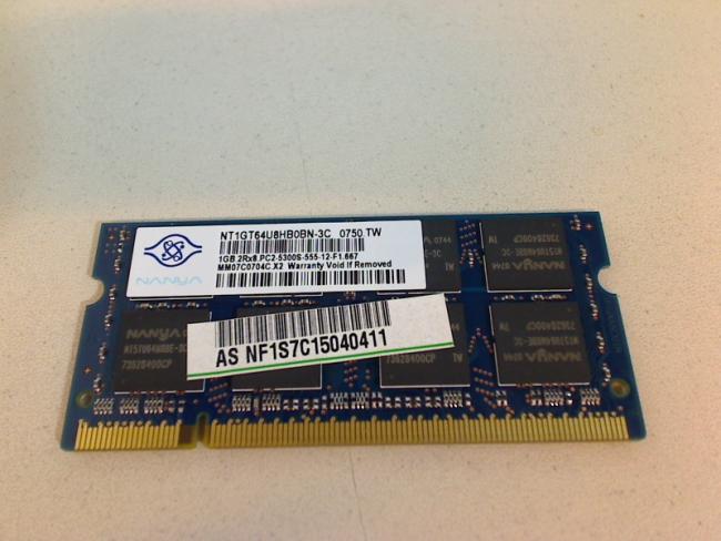 1GB DDR2 PC2-5300S NANYA SODIMM Ram Arbeitsspeicher ASUS X51RL