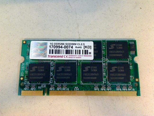 1GB DDR 266 170994-0074 SODIMM Ram Acer TravelMate 800 ZG1S