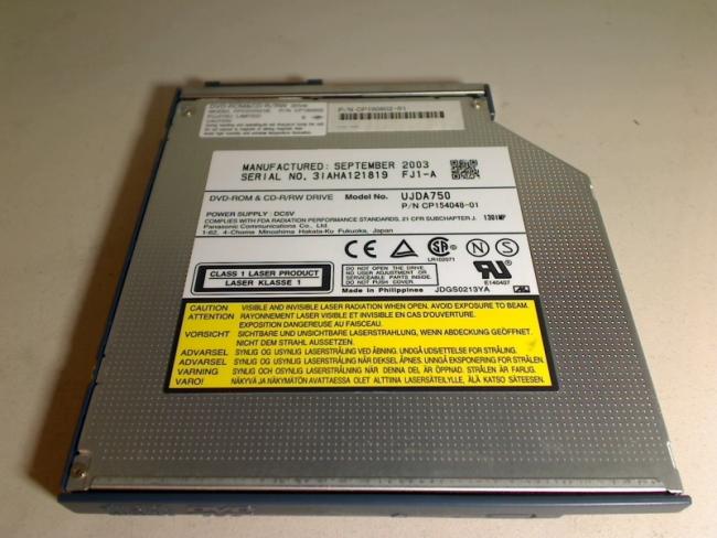 DVD-ROM & CD/RW Drive mit Blende, Einbaurahmen Fujitsu E4010D