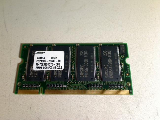 256MB DDR PC2100 Samsung SODIMM RAM Arbeitsspeicher Fujitsu E4010D