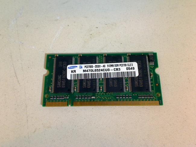 512 MB DDR PC2700S Samsung SODIMM RAM Speicher BenQ Joybook R23