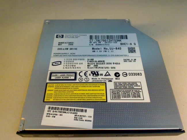 DVD Brenner Writer UJ-840 Blende Halterung HP Compaq NC6320 (1)