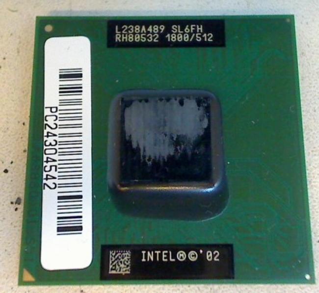 1.8GHz Intel Pentium 4 M SL6FH CPU Prozessor Gericom Silver Shadow N243S1