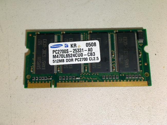 512MB DDR PC2700S SODIMM Samsung RAM Arbeitsspeicher Asus A6000 Z9200U