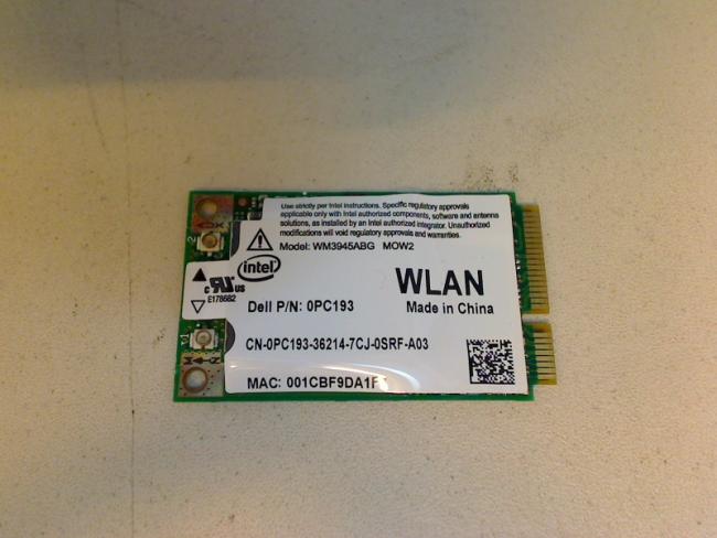 Wlan W-Lan WiFi Karte Board Modul Platine Dell Inspiron 1720 PP22X