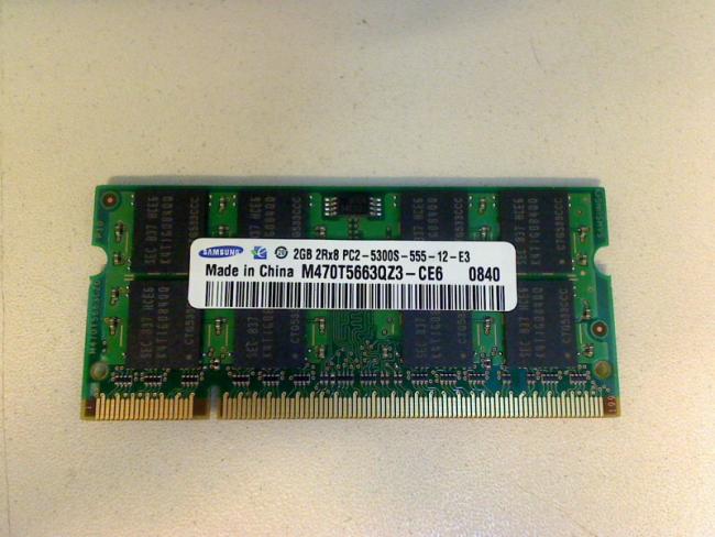 2GB DDR2 PC2-5300S Samsung SODIMM RAM Acer Aspire 6530G - 744G32Mn