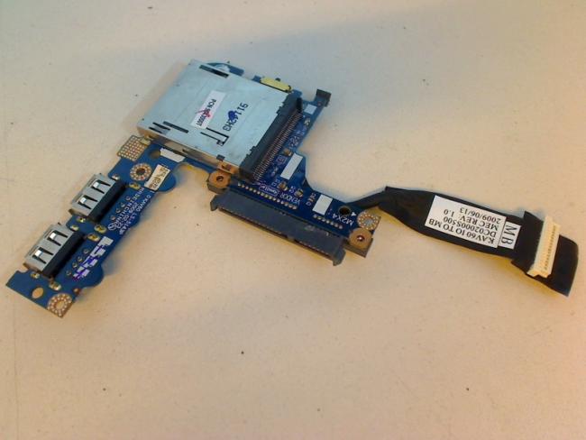 Card Reader USB 2-Fach Port HDD Board & Kabel Acer Aspire one Pro KAVA0