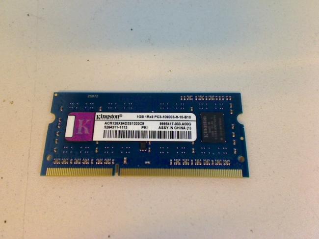 1GB DDR3 PC3-10600S Kingston SODIMM RAM Acer Aspire one D257 ZE6