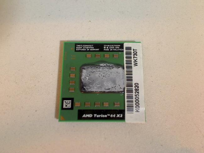 1.6 GHz AMD Turion 64 X2 TL52 TL-52 CPU Toshiba Satellite A210-109