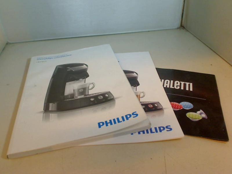 Original Bedienungsanleitung Philips Senseo HD7853