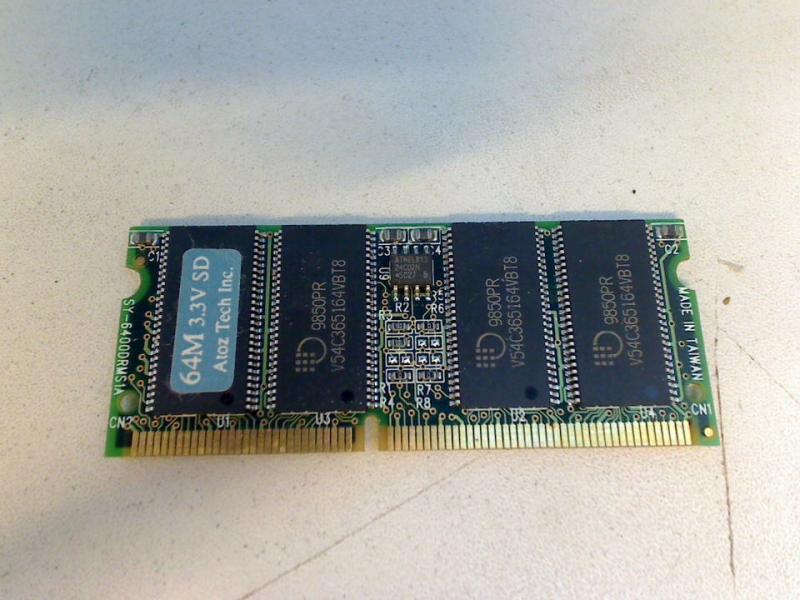 64M 3.3V SD RAM Arbeitsspeicher Memory Clevo 8500 Galaxy